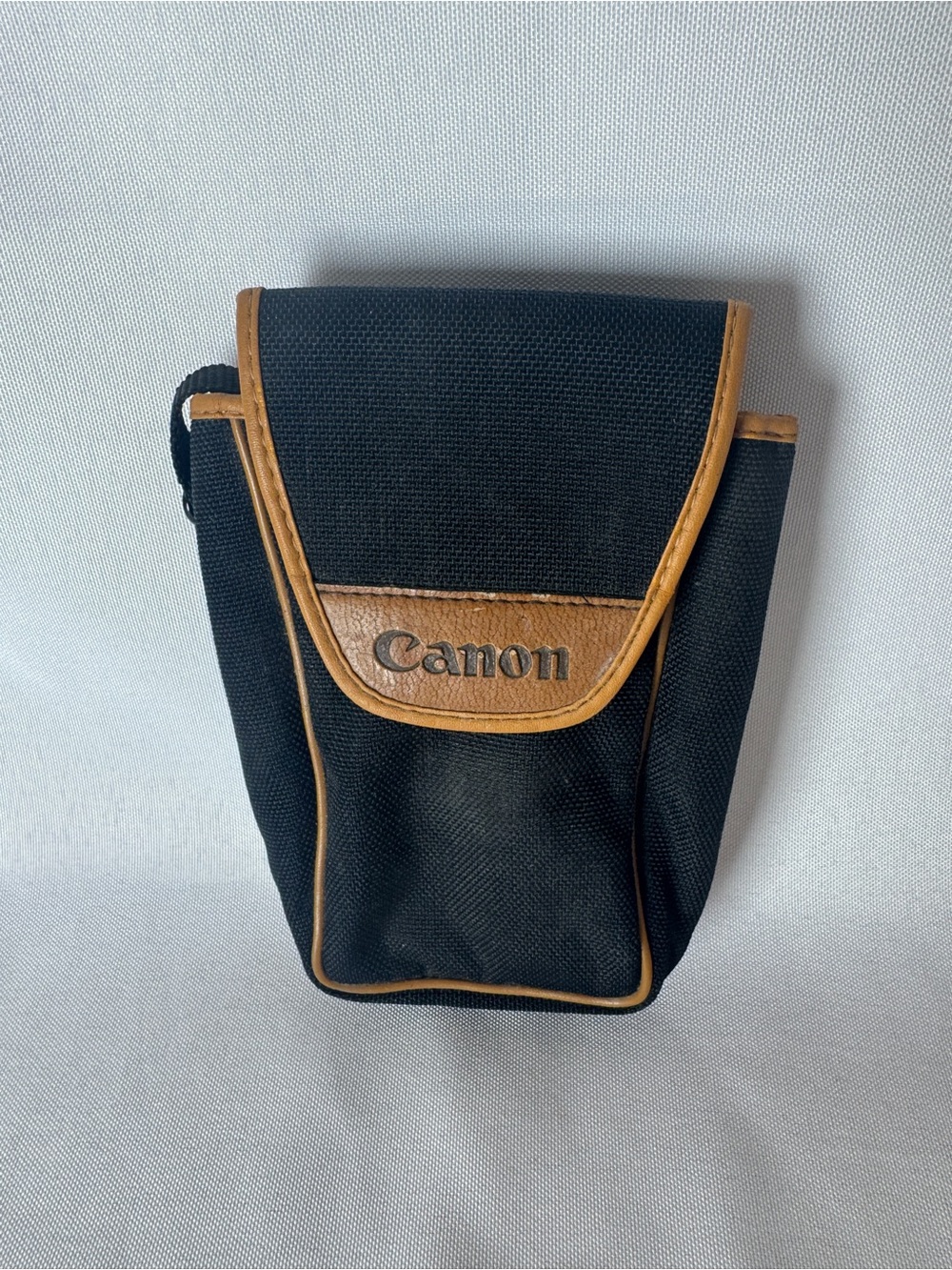 VTG Canon Point and Shoot Camera Case Black Cover Pouch Belt Loop Japan notes